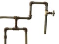 Ragment of the old water conduit Royalty Free Stock Photo