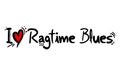 Ragtime Blues music love Royalty Free Stock Photo