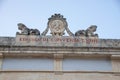 Ragusa Conversation Circle in sicily Royalty Free Stock Photo