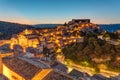 Ragusa Ibla in Sicily at dusk Royalty Free Stock Photo