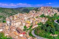 Ragusa, Sicily island, Italy: Panoramic view of Ragusa Ibla, baroque town in Sicily, southern Italy Royalty Free Stock Photo