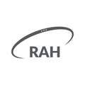 RAH letter logo design on white background. Creative modern RAH letter logo design. Vector design Royalty Free Stock Photo