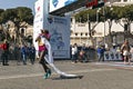 Rahma Tusa during Rome Marathon 2016.