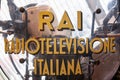 RAI Radio Televisione Italiana, old logo of Italian state radio and television