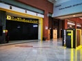 Raiffeisen Bank indoor at mall in a coronavirus pandemic