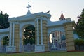 20.10.2022. Raiganj, West Bengal, India. entrance view of Saint Joseph Cathedral Church in India