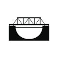 Rail bridge icon