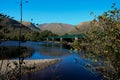 Rail Bridge Spanning a Scottish Highland Loch