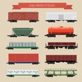 Rail freight wagons