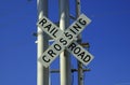 Rail Road Crossing Royalty Free Stock Photo