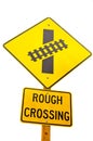 Rail Road Sign - Rough Crossing