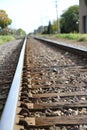 Rail Road tracks Royalty Free Stock Photo