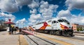 Rail Runner Express Boarding Passengers