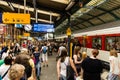 RAIL STATION IN BONN Royalty Free Stock Photo