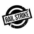 Rail Strike rubber stamp