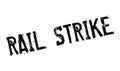 Rail Strike rubber stamp