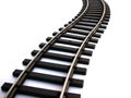 Rail track Royalty Free Stock Photo