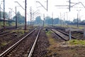 Rail tracks Royalty Free Stock Photo