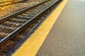 Rail traks at Bucharest North Train Station