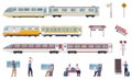 Rail Transport Flat Set