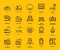 Rail Transport Icons