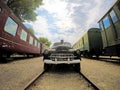 Rail vehicle in the Hungarian Railway Museum