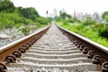 Rail way. Royalty Free Stock Photo