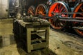 Rail wheels Royalty Free Stock Photo