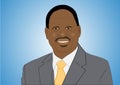 Raila vector illustration for use with content creation