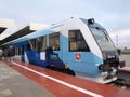 Railbus at Lublin airport Royalty Free Stock Photo