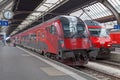 A Railjet train in Zurich HB train station