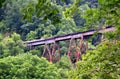 Railroad Bridge Crossing Clinch River Royalty Free Stock Photo