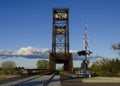 Railroad Bridge with Graffiti Royalty Free Stock Photo