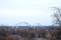 Railroad bridge, outdoor Royalty Free Stock Photo