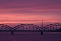 Railroad bridge over Daugava