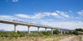 Railroad bridge for TGV in France Royalty Free Stock Photo