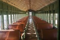 Railroad Car Interior Royalty Free Stock Photo