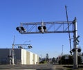 Railroad Crossing Royalty Free Stock Photo