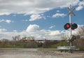 Railroad Crossing Royalty Free Stock Photo
