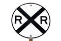 Railroad Crossing Sign Royalty Free Stock Photo