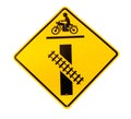 Railroad crossing sign