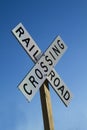 Railroad Crossing Signs Royalty Free Stock Photo