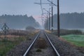 RAILROAD INFRASTRUCTURE Royalty Free Stock Photo