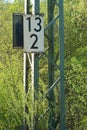 Railroad Mileage Marker