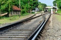 Railroad in Sri Lanka Royalty Free Stock Photo