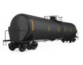 Railroad Tank Car Isolated