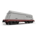 Railroad tank cars for milk . 3D illustration