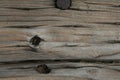 Railroad tie weathered