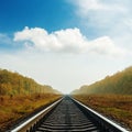 Railroad to horizon