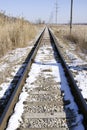 Railroad track Royalty Free Stock Photo